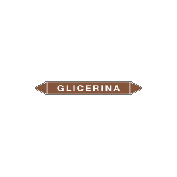 Foglio da 5 etichette autoadesive con frecce e simboli x GLICERINA