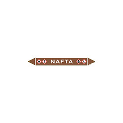 Foglio da 5 etichette autoadesive con frecce e simboli NAFTA