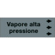 Foglio da 5 etichette "VAPORE ALTA PRESSIONE"destra