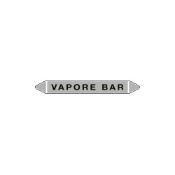 Foglio da 5 etichette autoadesive con frecce e simboli VAPORE BAR