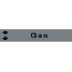 Foglio da 5 etichette fondo grigio GAS sx