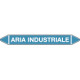Foglio da 5 etichette autoadesive con frecce+simb ARIA INDUSTRIALE