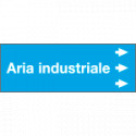 Foglio da 5 etichette "ARIA INDUSTRIALE " destra