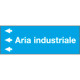 Foglio da 5 etichette "ARIA INDUSTRIALE " sinistra