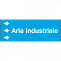 Foglio da 5 etichette "ARIA INDUSTRIALE " sinistra