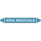 Foglio da 5 etichette autoadesive con frecce+simboli ARIA MEDICALE