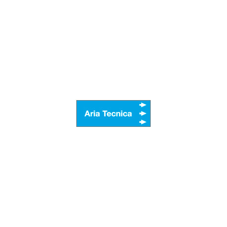 Foglio da 5 etichette "ARIA TECNICA " destra