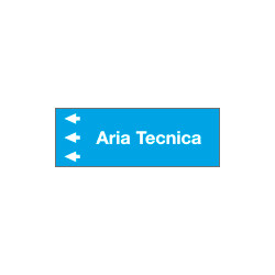 Foglio da 5 etichette "ARIA TECNICA " sinistra