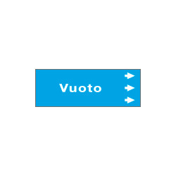 Foglio da 5 etichette " VUOTO " destra