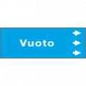 Foglio da 5 etichette " VUOTO " destra