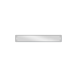 Supporto porta etichette formato A 350x500 con 4 losanghe 20x2mm