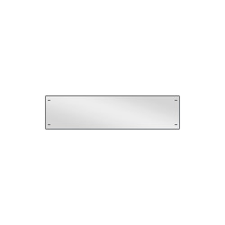 Supporto porta etichette formato 680x200 con 4 losanghe mm 20x2