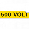 Foglio n. 1 etichette adesive 500 VOLT