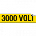 Foglio n. 1 etichette adesive 3000 VOLT 9113A