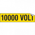 Foglio n. 1 etichette adesive 10000 VOLT