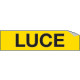 Foglio n. 1 etichette adesive LUCE