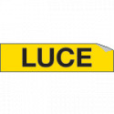 Foglio n. 1 etichette adesive LUCE
