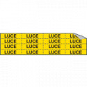 Foglio n. 16 etichette adesive LUCE