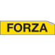 Foglio n. 1 etichette adesive FORZA