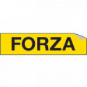 Foglio n. 1 etichette adesive FORZA