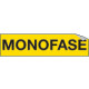 Foglio n. 1 etichette adesive MONOFASE