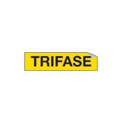 Foglio n. 1 etichette adesive TRIFASE