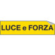 Foglio n. 1 etichette adesive LUCE E FORZA