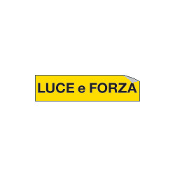 Foglio n. 1 etichette adesive LUCE E FORZA