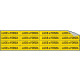 Foglio n. 16 etichette adesive LUCE E FORZA
