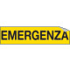 Foglio n. 1 etichette adesive EMERGENZA