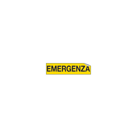 Foglio n. 1 etichette adesive EMERGENZA