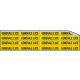 Foglio n. 16 etichette adesive GENERALE LUCE