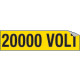Foglio n. 1 etichette adesive 20000 VOLT
