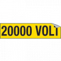 Foglio n. 1 etichette adesive 20000 VOLT