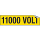 Foglio n. 1 etichette adesive 11000 VOLT