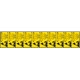 Foglio n. 10 etichette Attention observe caution