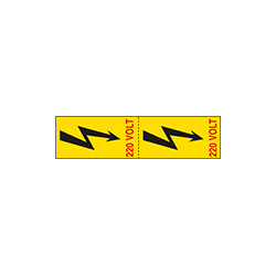 Foglio n. 2 etic. aut. "zagaglia+220 VOLT"