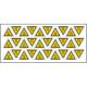 Foglio n. 30 etic. aut. "SUP. CALDA + simb