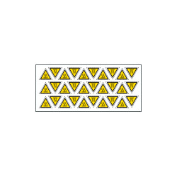 Foglio n. 30 etic. aut. "SUP. CALDA + simb