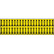 Foglio n. 40 etichette adesive giallo freccia nera