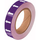 Frecce adesive in rotolo per tubazioni VIOLA/BIANCO h. mm 25