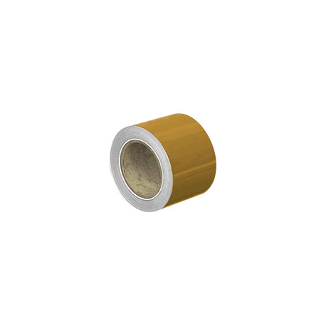 Nastro autoadesivo per tubazioni colore GIALLO OCRA h. mm 100