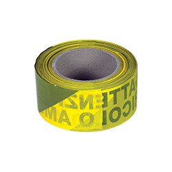 Nastro per delimitare zone di lavoro ATTENZIONE PERICOLO AMIANTO