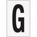 Cartello lettera G per contrassegnare