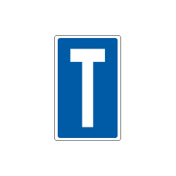 Cartello lettera T per contrassegnare