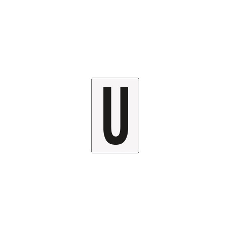 Cartello lettera U