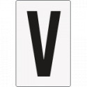 Cartello lettera V