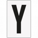 Cartello lettera Y