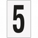 Cartello numero 5 per contrassegnare