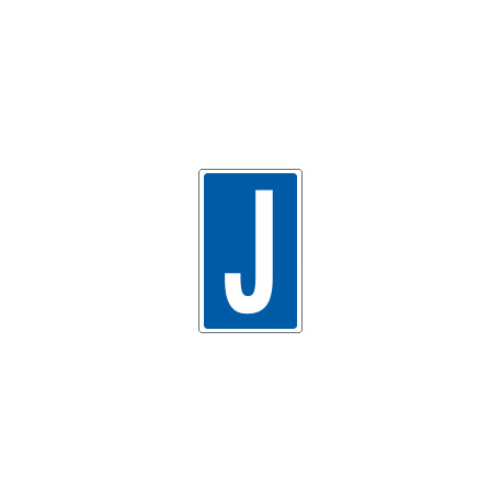 Cart. lettera "J" x contrassegnare